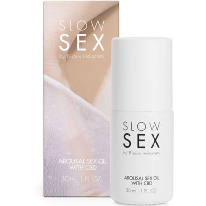 BIJOUX - SLOW SEX OLIO DA MASSAGGIO SESSUALE CON CBD 30 ML - BIJOUX SLOW SEX | Lingerie Harness Boutique