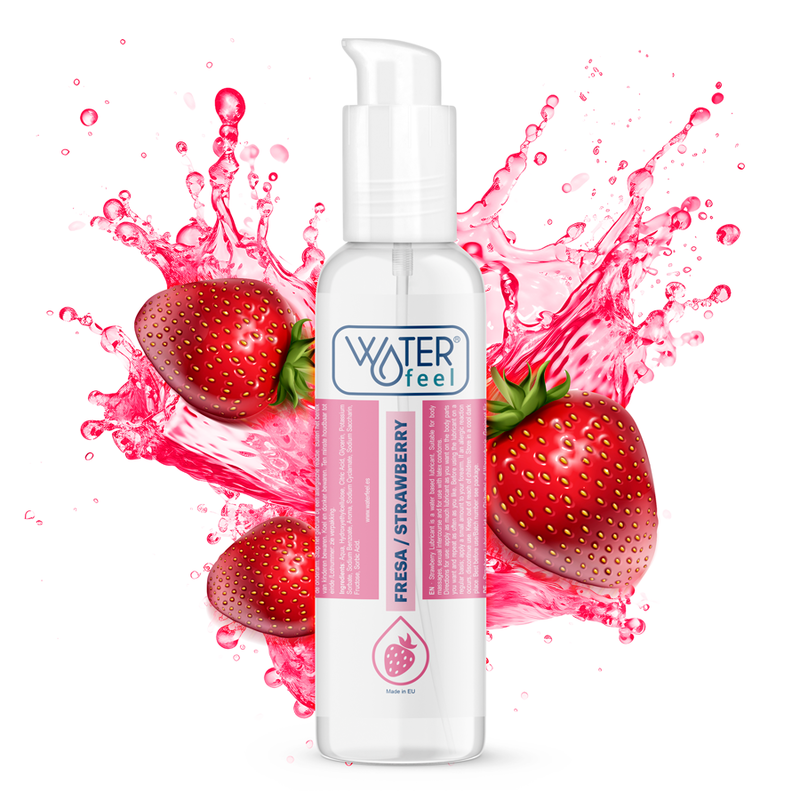 WATERFEEL - LUBRIFICANTE A BASE ACQUA DI FRAGOLA 175 ML - WATERFEEL | Lingerie Harness Boutique