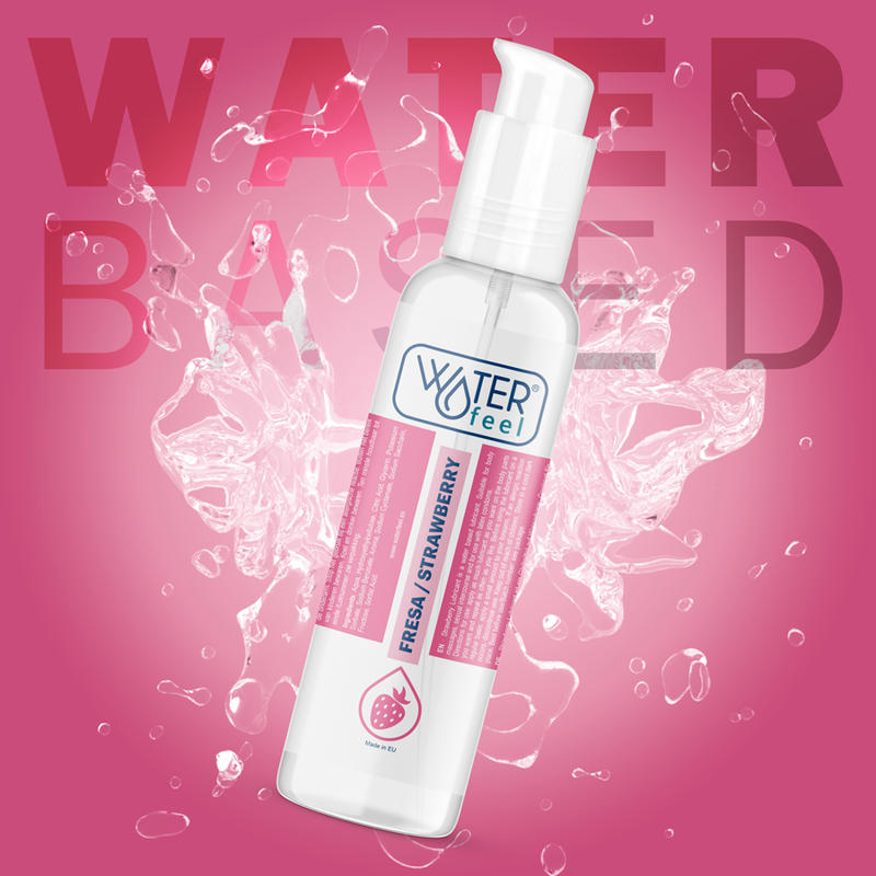 WATERFEEL - LUBRIFICANTE A BASE ACQUA DI FRAGOLA 175 ML - WATERFEEL | Lingerie Harness Boutique