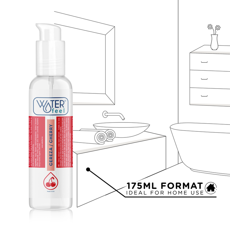WATERFEEL - LUBRIFICANTE ALLA CILIEGIA 175 ML - WATERFEEL | Lingerie Harness Boutique