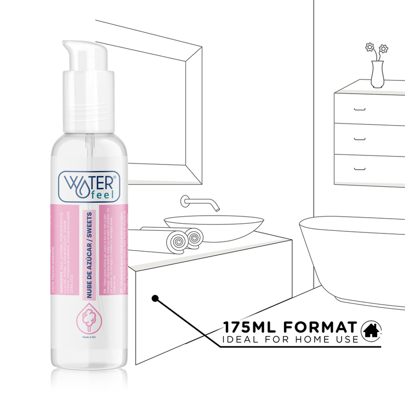 WATERFEEL - LUBRIFICANTE NUVOLA DI ZUCCHERO 175 ML - WATERFEEL | Lingerie Harness Boutique