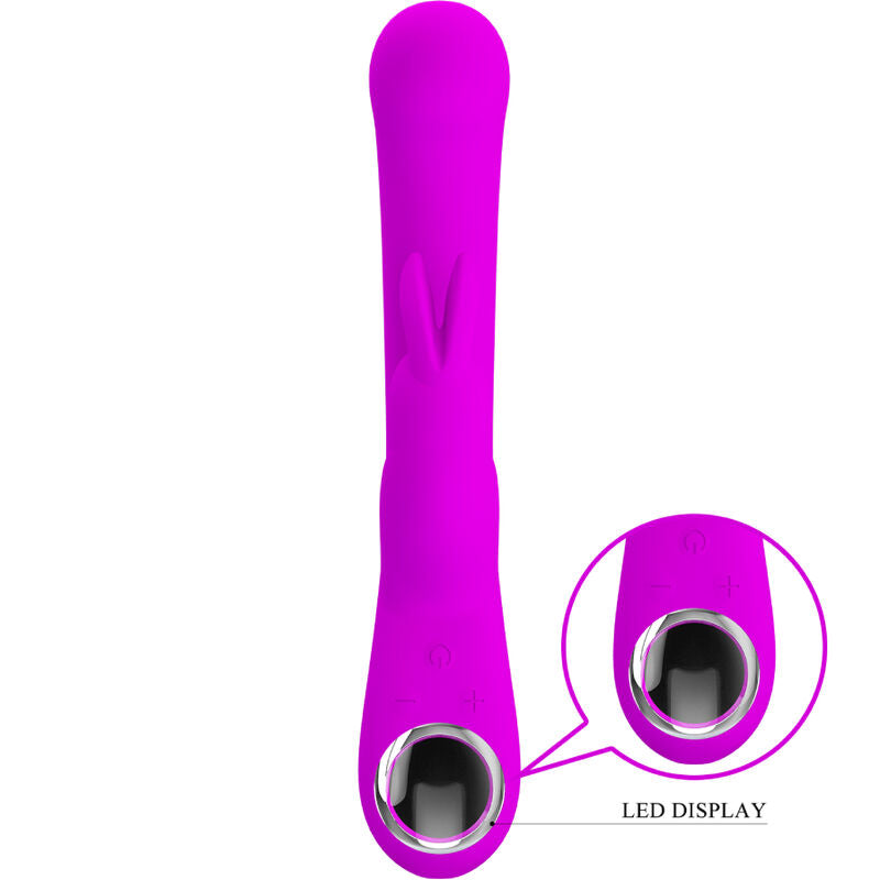 PRETTY LOVE - LAMAR RABBIT AND G-SPOT VIBRATOR PURPLE