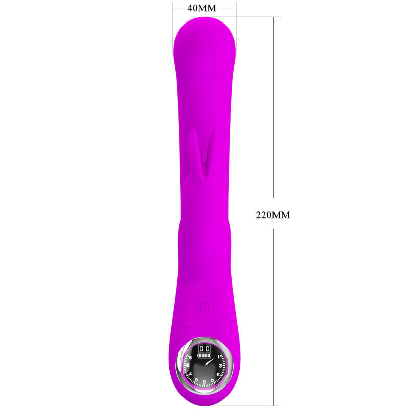 PRETTY LOVE - VIBRATORE LAMAR RABBIT E PUNTO G VIOLA - PRETTY LOVE FLIRTATION | Lingerie Harness Boutique