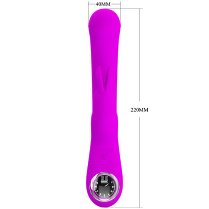 PRETTY LOVE - VIBRATORE LAMAR RABBIT E PUNTO G VIOLA - PRETTY LOVE FLIRTATION | Lingerie Harness Boutique