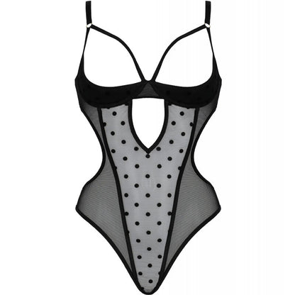 PASSION - BODY MARINA NERO L/XL - PASSION WOMAN TEDDIES | Lingerie Harness Boutique