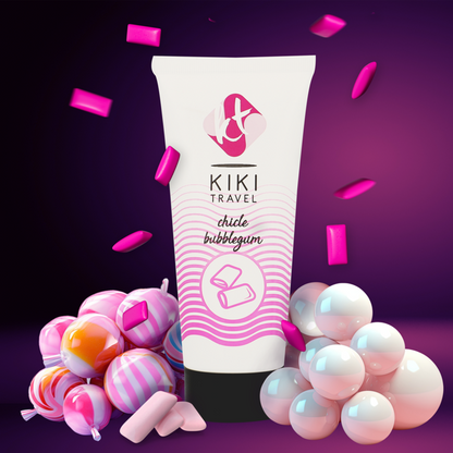 KIKÍ TRAVEL - STRAWBERRY GUM LUBRICANT 50 ML