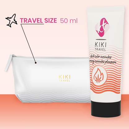 KIKÍ TRAVEL - CANNABIS LUBRIFICANTE EFFETTO CALDO 50 ML - KIKÍ TRAVEL | Lingerie Harness Boutique