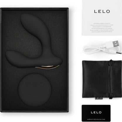 LELO - TELECOMANDO MASSAGGIATORE PROSTATICO HUGO 2 NERO - LELO | Lingerie Harness Boutique