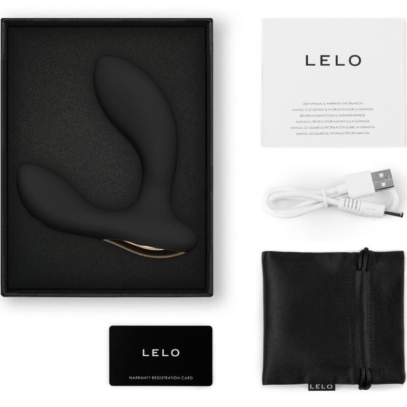 LELO - MASSAGGIATORE PROSTATICO HUGO 2 NERO - LELO | Lingerie Harness Boutique
