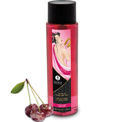SHUNGA - GEL BAGNO DOCCIA CILIEGIA SATINATA 370 ML - SHUNGA BATH EXPERIENCE | Lingerie Harness Boutique