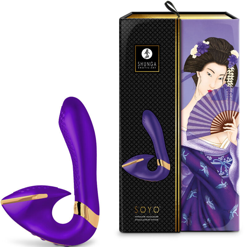SHUNGA - MASSAGGIATORE INTIMO SOYO VIOLA - SHUNGA TOYS | Lingerie Harness Boutique