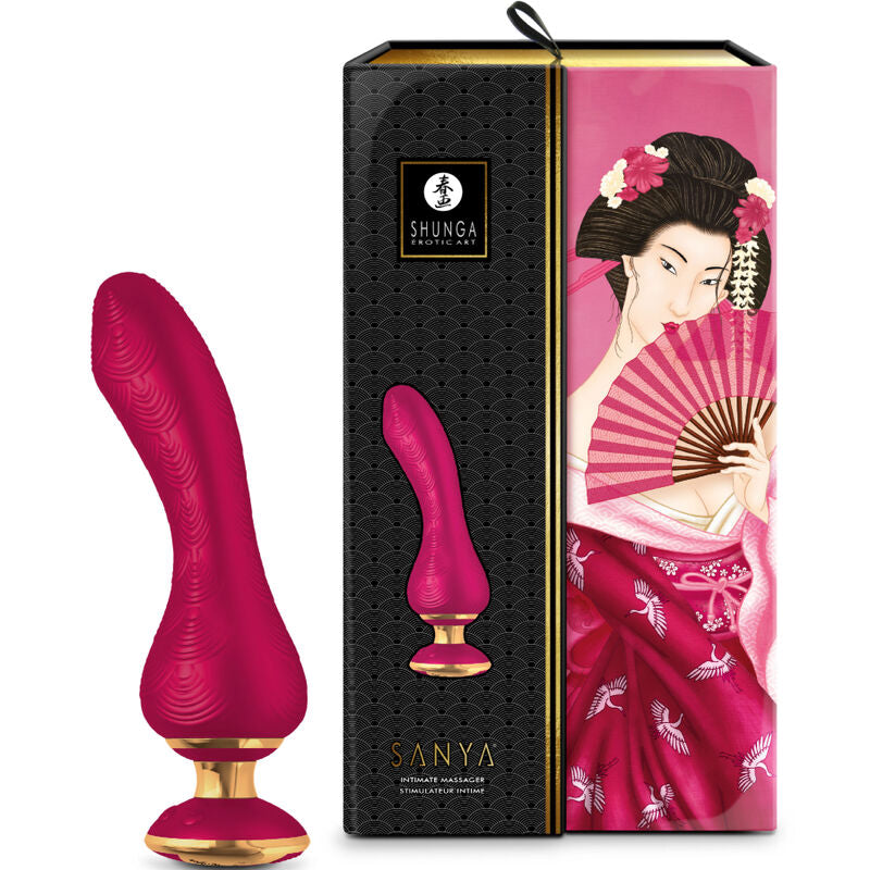 SHUNGA - MASSAGGIATORE INTIMO SANYA VIOLA - SHUNGA TOYS | Lingerie Harness Boutique