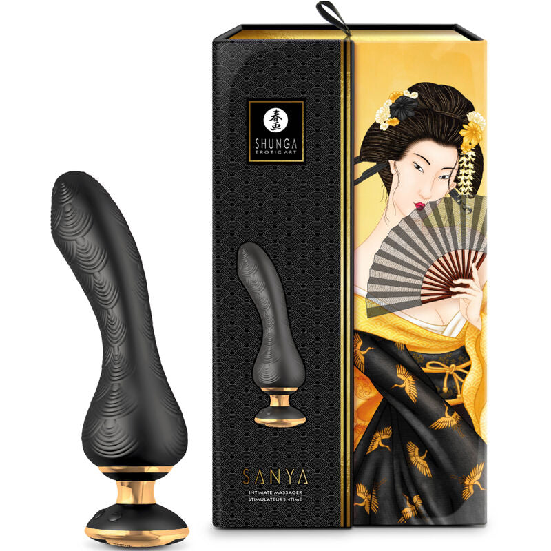 SHUNGA - MASSAGGIATORE INTIMO SANYA VIOLA - SHUNGA TOYS | Lingerie Harness Boutique