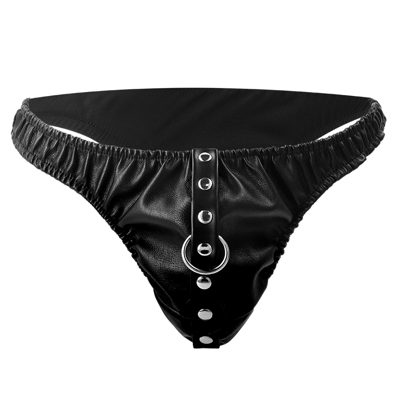 DARKNESS - PERIZOMA DI SOTTOMISSIONE CON CATENA IN METALLO - DARKNESS BONDAGE | Lingerie Harness Boutique