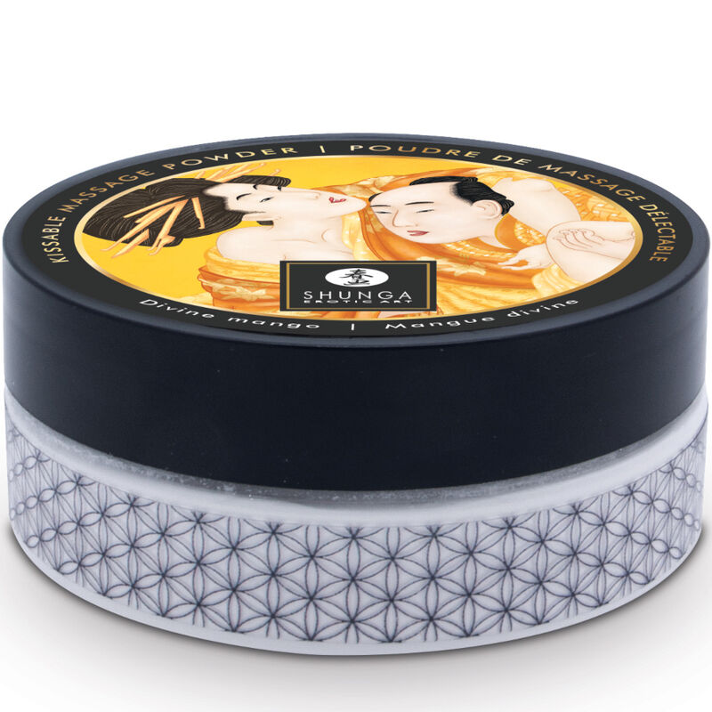 SHUNGA - KIT POLVERE DA MASSAGGIO ALIMENTARE MANGO - SHUNGA BODY POWER | Lingerie Harness Boutique