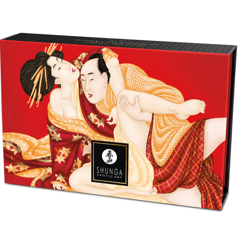 SHUNGA - KIT POLVERE DA MASSAGGIO COMMESTIBILE ALLA FRAGOLA - SHUNGA BODY POWER | Lingerie Harness Boutique