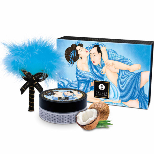 SHUNGA - KIT POLVERE DA MASSAGGIO AL COCCO ALIMENTARE - SHUNGA BODY POWER | Lingerie Harness Boutique