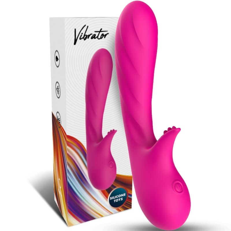 ARMONY - VIBRATORE ROMANCE CON STIMOLATORE FUCSIA - ARMONY VIBRATORS | Lingerie Harness Boutique