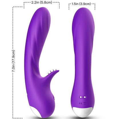 ARMONY - VIBRATORE ROMANCE CON STIMOLATORE VIOLA - ARMONY VIBRATORS | Lingerie Harness Boutique