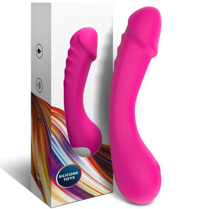 ARMONY - DILDO VIBRATORE G-SPOT IN SILICONE FUCSIA - ARMONY VIBRATORS | Lingerie Harness Boutique