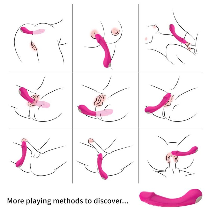 ARMONY - DILDO VIBRATORE G-SPOT IN SILICONE FUCSIA - ARMONY VIBRATORS | Lingerie Harness Boutique
