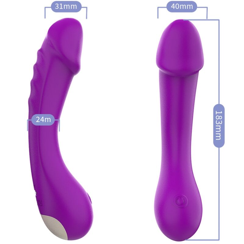 ARMONY - DILDO VIBRATORE G-SPOT IN SILICONE VIOLA - ARMONY VIBRATORS | Lingerie Harness Boutique