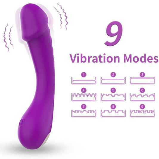 ARMONY - DILDO VIBRATORE G-SPOT IN SILICONE VIOLA - ARMONY VIBRATORS | Lingerie Harness Boutique