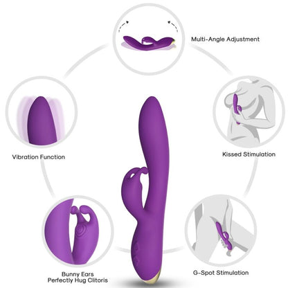 ARMONY - BONNIE VIBRATORE RABBIT VIOLA - ARMONY VIBRATORS | Lingerie Harness Boutique