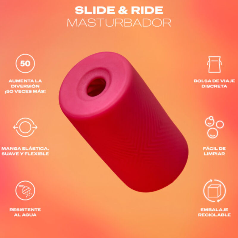 DUREX - TOY MASTURBADOR SLIDE & RIDE - DUREX TOYS | Lingerie Harness Boutique