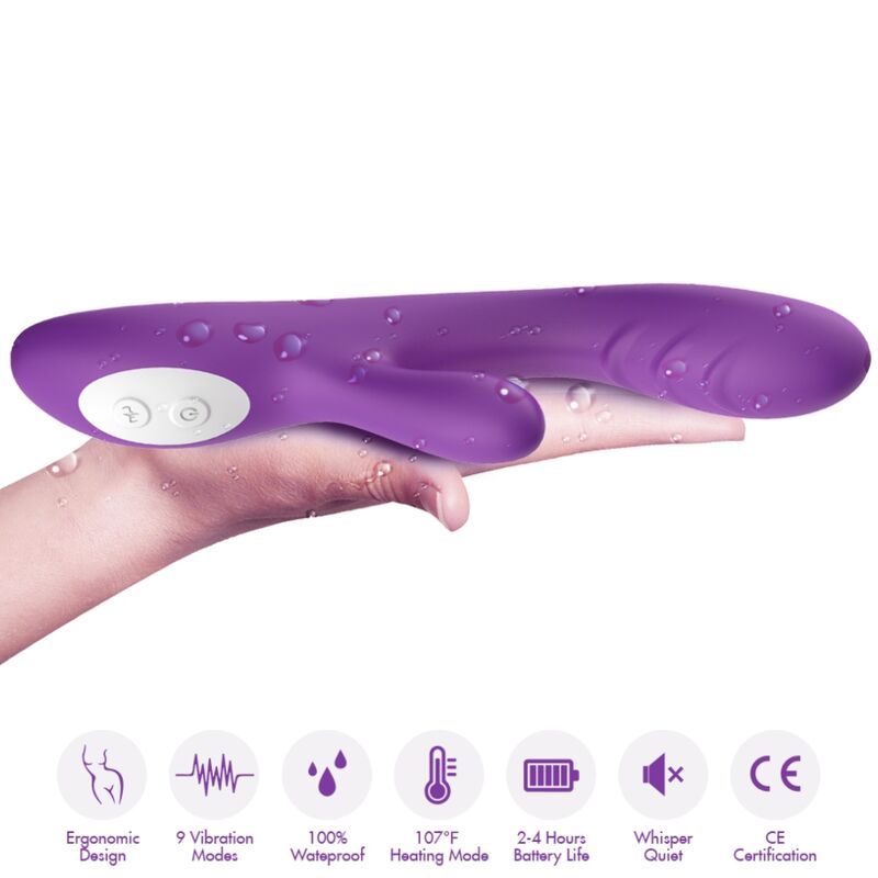 ARMONY - VIBRATORE SPARK EFFETTO CALORE VIOLA - ARMONY VIBRATORS | Lingerie Harness Boutique