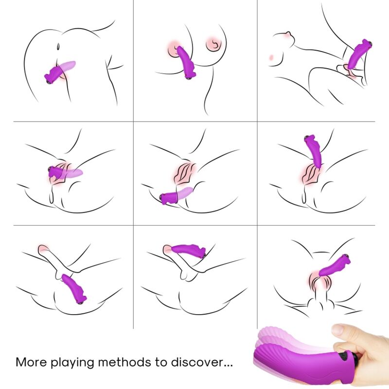 ARMONY - AURORA VIBRATORE FINGER VIOLA - ARMONY VIBRATORS | Lingerie Harness Boutique