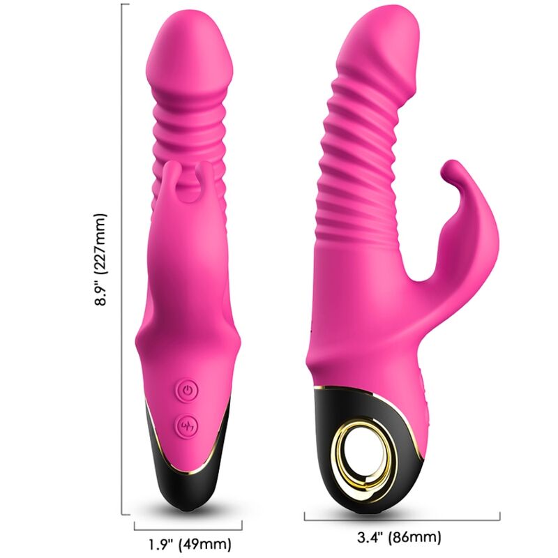 ARMONY - VIBRATORE ZING DILDO CONIGLIO FUCSIA - ARMONY VIBRATORS | Lingerie Harness Boutique
