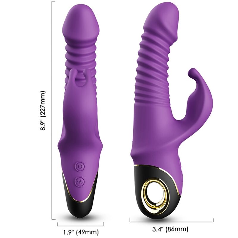 ARMONY - VIBRATORE ZING DILDO CONIGLIO VIOLA - ARMONY VIBRATORS | Lingerie Harness Boutique