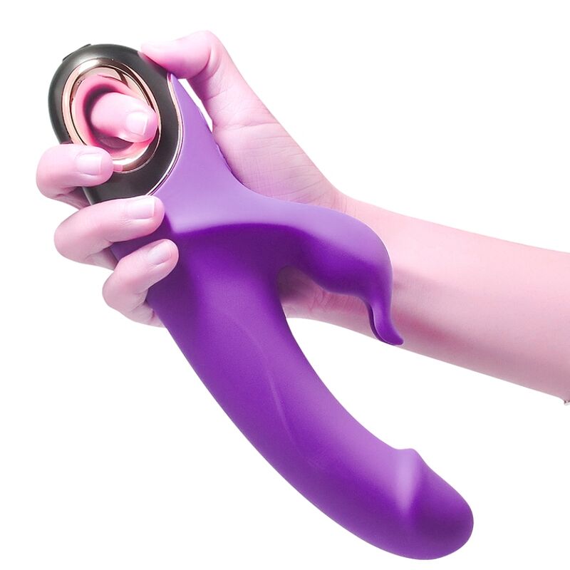ARMONY - VIBRATORE DILDO METEROR RABBIT ROTATOR VIOLA - ARMONY VIBRATORS | Lingerie Harness Boutique