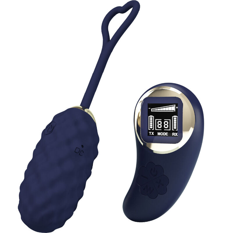 PRETTY LOVE - VIBRATING EGG WITH REMOTE CONTROL BLUE VIVIAN