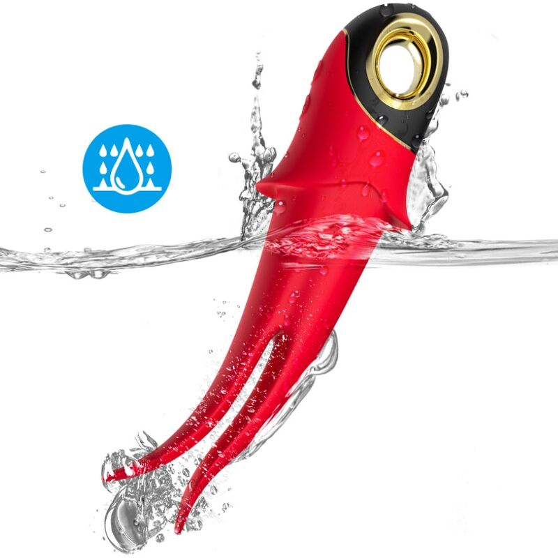 ARMONY - VIBRATORE OMBRA DOPPIA TESTA ROSSO - ARMONY VIBRATORS | Lingerie Harness Boutique