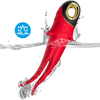 ARMONY - VIBRATORE OMBRA DOPPIA TESTA ROSSO - ARMONY VIBRATORS | Lingerie Harness Boutique