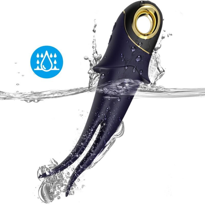 ARMONY - VIBRATORE OMBRA DOPPIA TESTA TEASING BLU - ARMONY VIBRATORS | Lingerie Harness Boutique