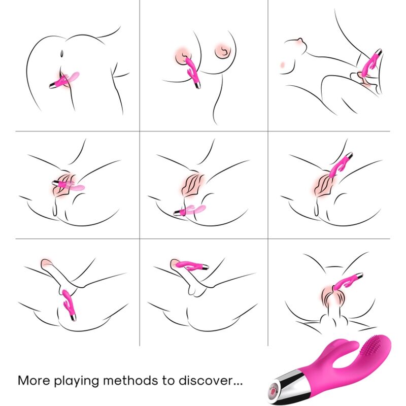 ARMONY - VIBRATORE CONIGLIO FUCSIA - ARMONY VIBRATORS | Lingerie Harness Boutique