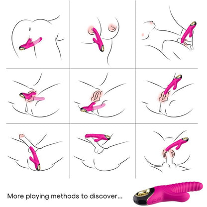 ARMONY - VIBRATORE ETERNITY IN SILICONE FUCSIA - ARMONY VIBRATORS | Lingerie Harness Boutique