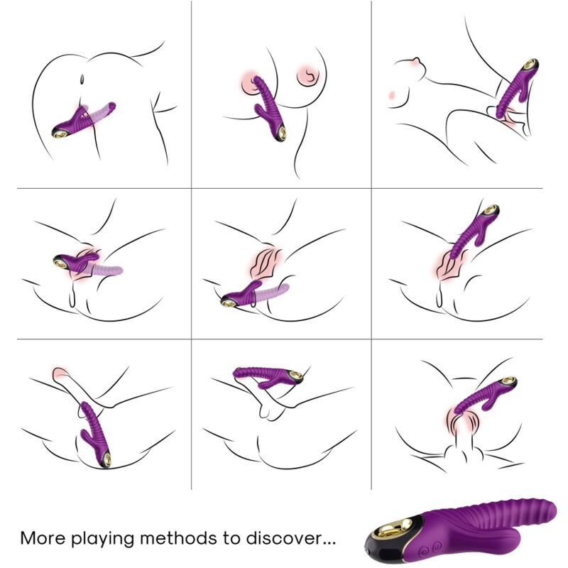 ARMONY - VIBRATORE ETERNITY IN SILICONE VIOLA - ARMONY VIBRATORS | Lingerie Harness Boutique