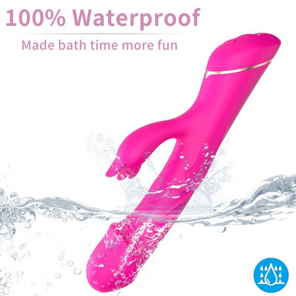 ARMONY - DILDO VIBRATORE CONIGLIO IN SILICONE FUCSIA - ARMONY VIBRATORS | Lingerie Harness Boutique
