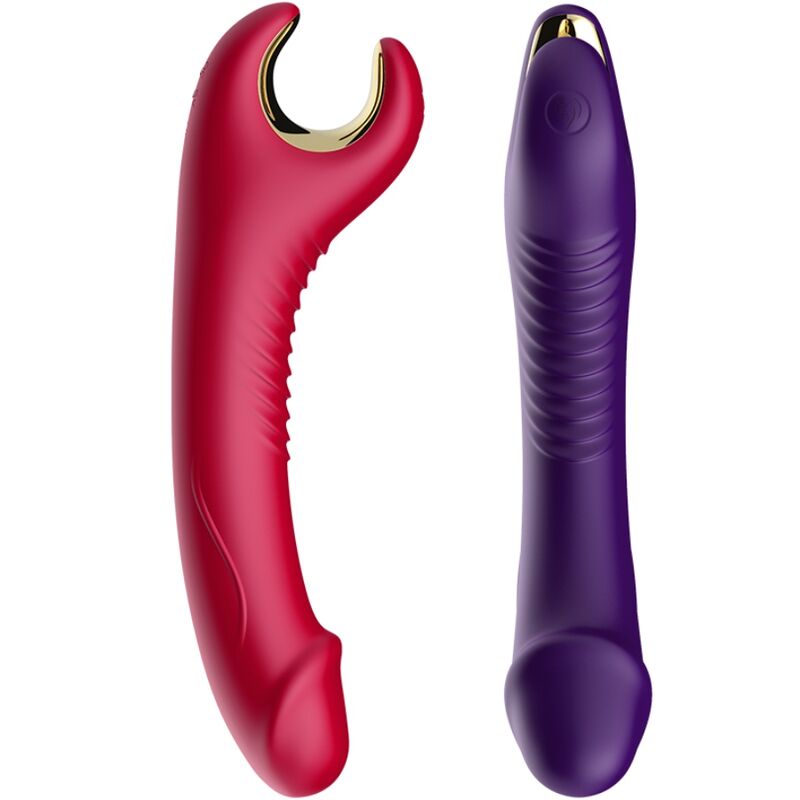 ARMONY - VIBRATORE E ROTATORE PRINCE DILDO ROSSO - ARMONY VIBRATORS | Lingerie Harness Boutique