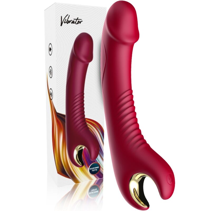 ARMONY - VIBRATORE E ROTATORE PRINCE DILDO ROSSO - ARMONY VIBRATORS | Lingerie Harness Boutique