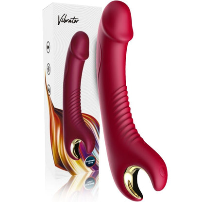 ARMONY - VIBRATORE E ROTATORE PRINCE DILDO ROSSO - ARMONY VIBRATORS | Lingerie Harness Boutique