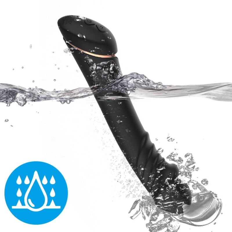 ARMONY - VIBRATORE DILDO IN SILICONE NERO - ARMONY VIBRATORS | Lingerie Harness Boutique