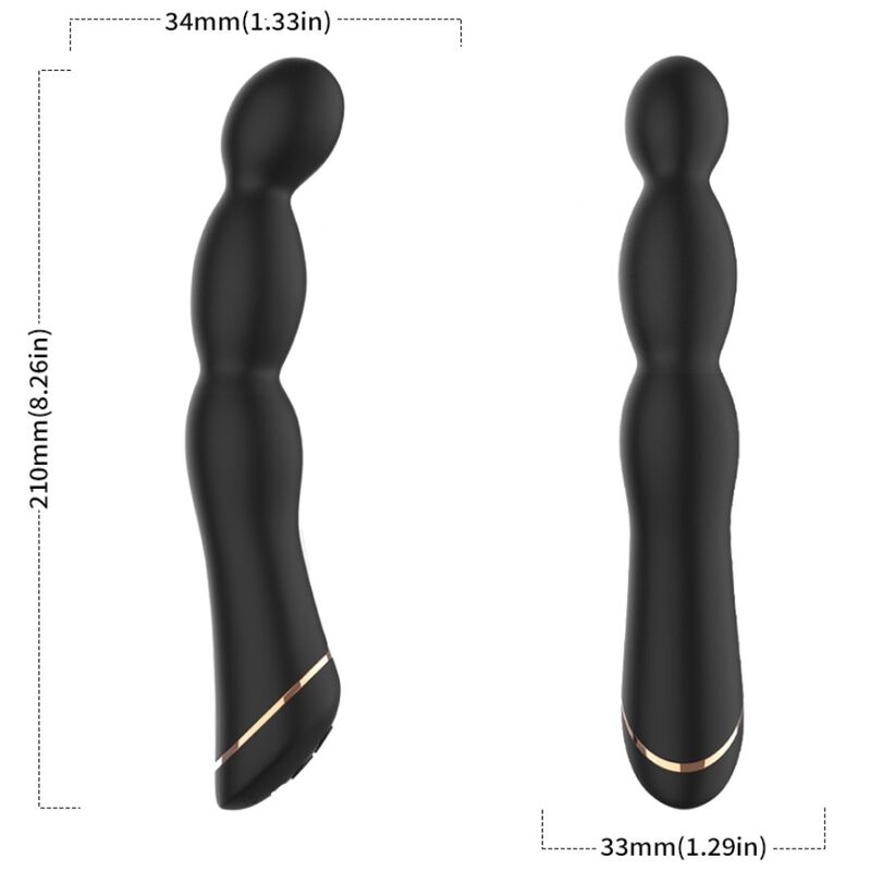 ARMONY - VIBRATORE BAMBU REGOLABILE NERO - ARMONY VIBRATORS | Lingerie Harness Boutique