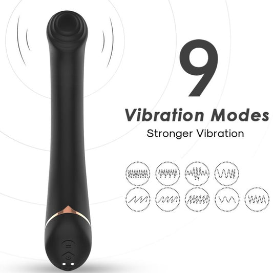 ARMONY - VIBRATORE FALT TESTA IN SILICONE NERO - ARMONY VIBRATORS | Lingerie Harness Boutique