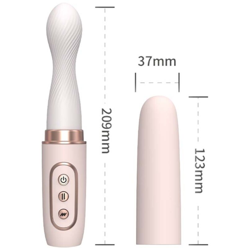 ARMONY - VIBRATORE ROTATORE E MACCHINA TELESCOPICA AUTOMATICA GIALLO - ARMONY VIBRATORS | Lingerie Harness Boutique