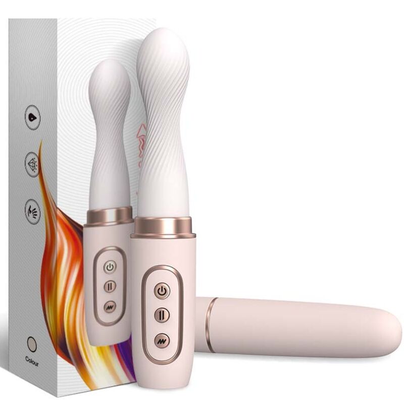 ARMONY - VIBRATORE ROTATORE E MACCHINA TELESCOPICA AUTOMATICA GIALLO - ARMONY VIBRATORS | Lingerie Harness Boutique